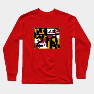 Maryland Route 210 - Indian Head Highway Long Sleeve T-Shirt